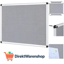 Pinnwand - Textil/Filz grau -