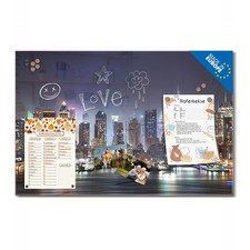 banjado Glas Magnettafel mit 4