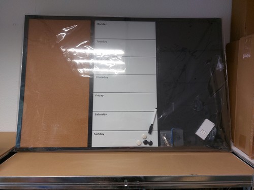 White board mit - board, kreidetafel