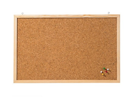 Kork pinnwand 60x80 mit - pinnwand,