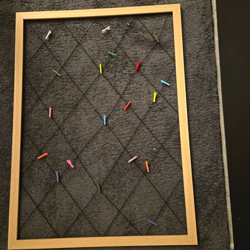 Große präsentations pinnwand - große, präsentations-pinnwand