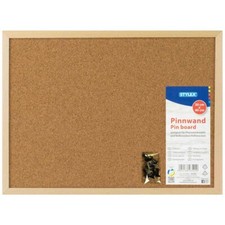 STYLEX Pinnwand Kork mit