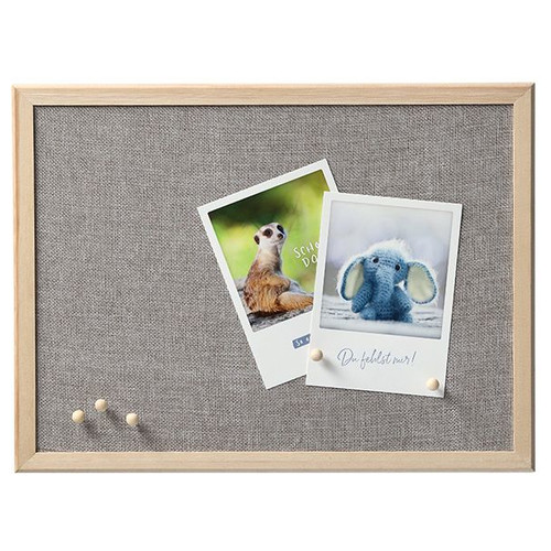 Pinnwand aus leinen und - leinen,