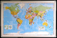Weltkarte Pinnwand XL mit