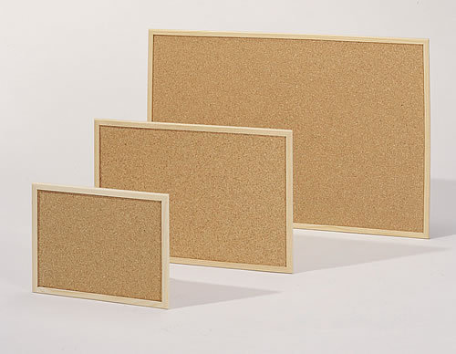 Pinntafel holzrahmen kork - pinntafel, holzrahmen,