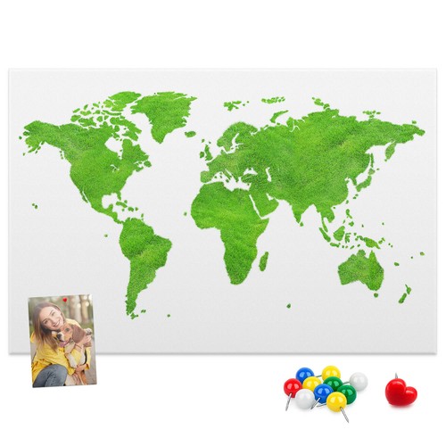 Kork pinnwand bedruckt inkl - bedruckt,