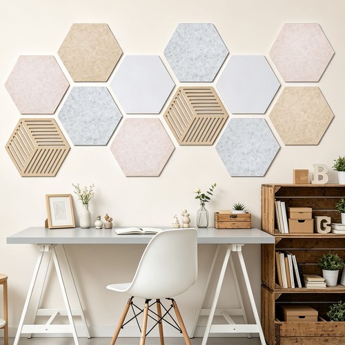 Hexagon filzpinnwand - de,