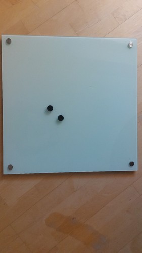Pinwand magnetisch mit weißer
