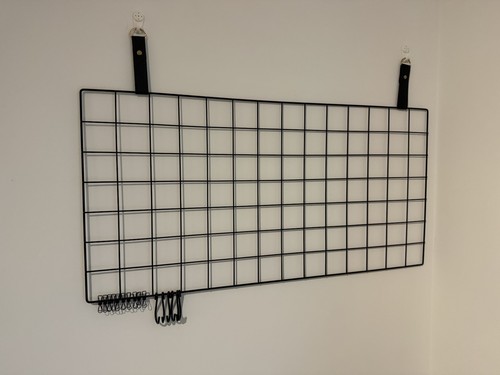 Pinnwand schwarz gitter - schwarz,