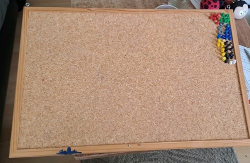 Pinnwand korktafel mit haken - korktafel,