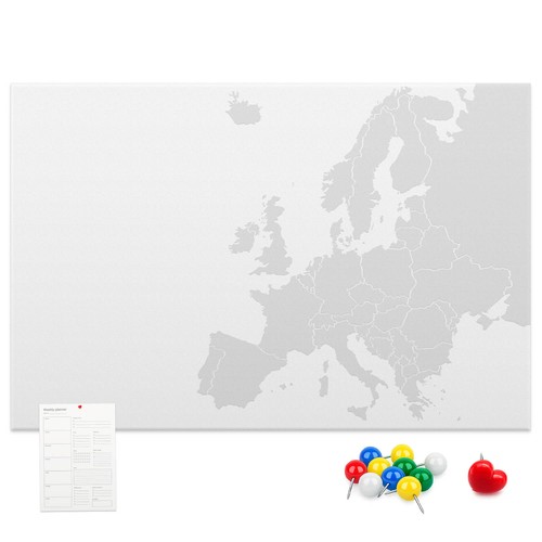 Bedruckte korktafel pinnwand - bedruckte,