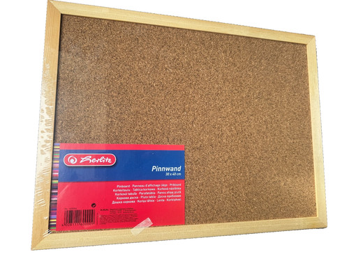 Pinwand 40x30 kork hart mit - kork,